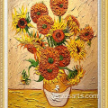 Pintura de fama mundial girasol